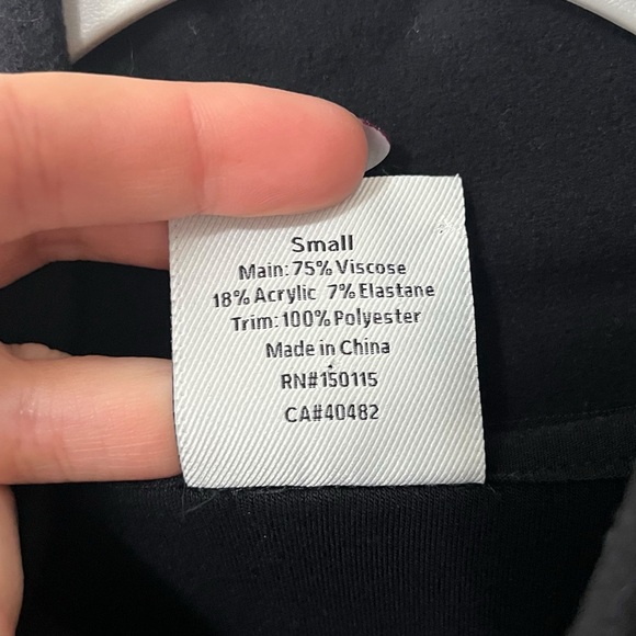 Varley Roeder Half Zip Midlayer Pullover Sweatshirt Black Size Small 1/4 Zip - Picture 13 of 16